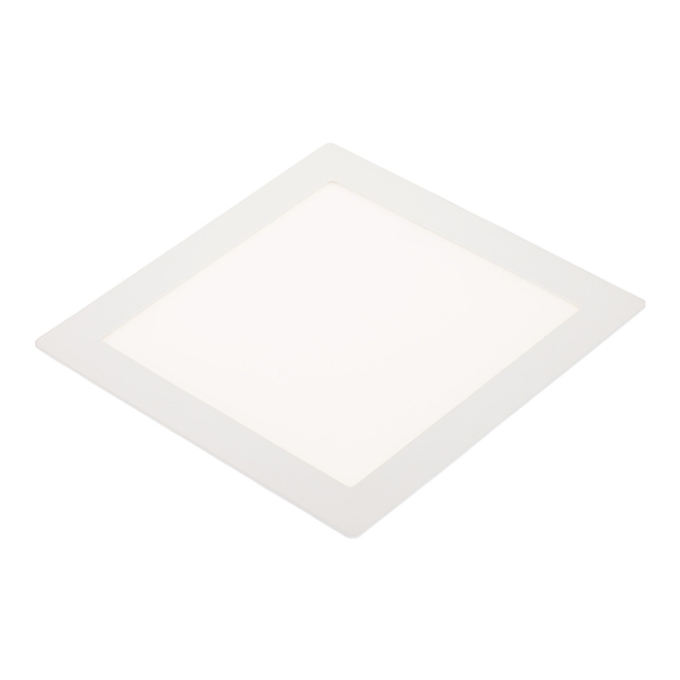 Painel Pix Embutir Quadrado Alumínio Branco 32 watts 4000K Bivolt 400x400x100mm 36505902