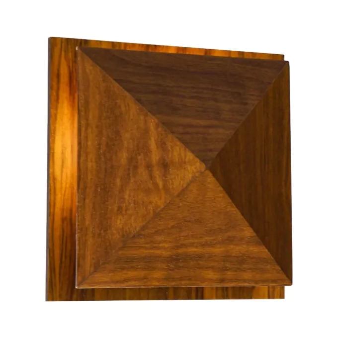 Arandela Union Iluminação Pirâmide 1L G9 250x250x75mm 418