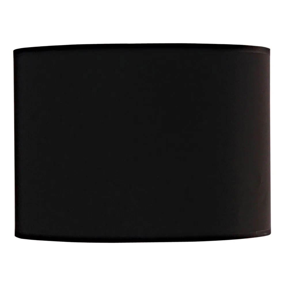 Cúpula Bella Basic Tecido Preto Ø310x220mm EX1315PT