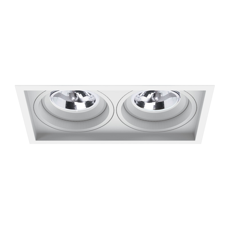 Embutido Interlight Micro Borda Recuado 2L AR70 115x210x38mm IL 4705-GZ