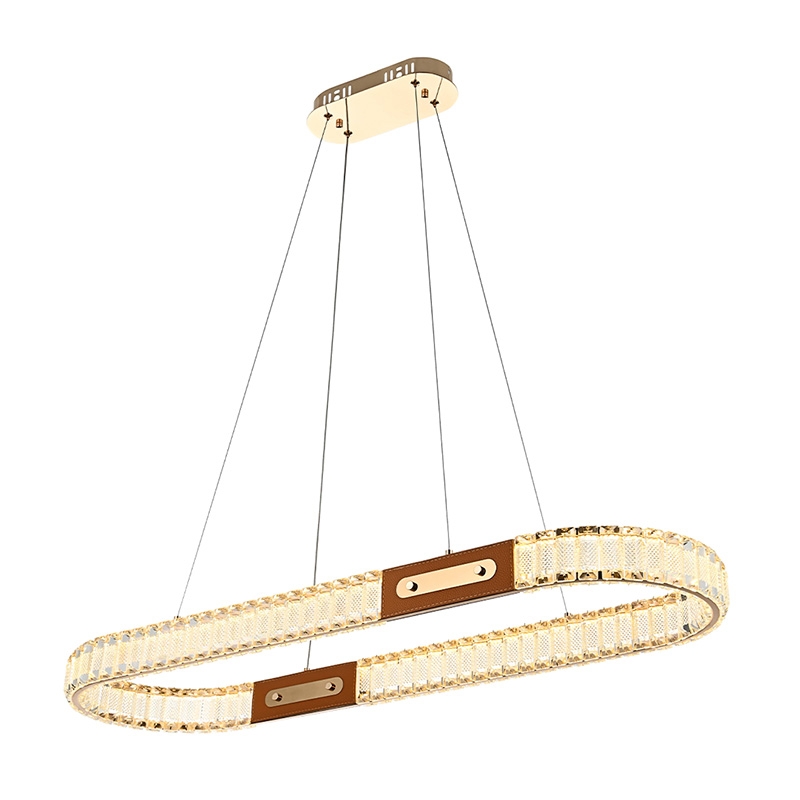 Pendente Nordecor Gulty 40 watts 3000K Ouro Brilho 300x960mm 2900