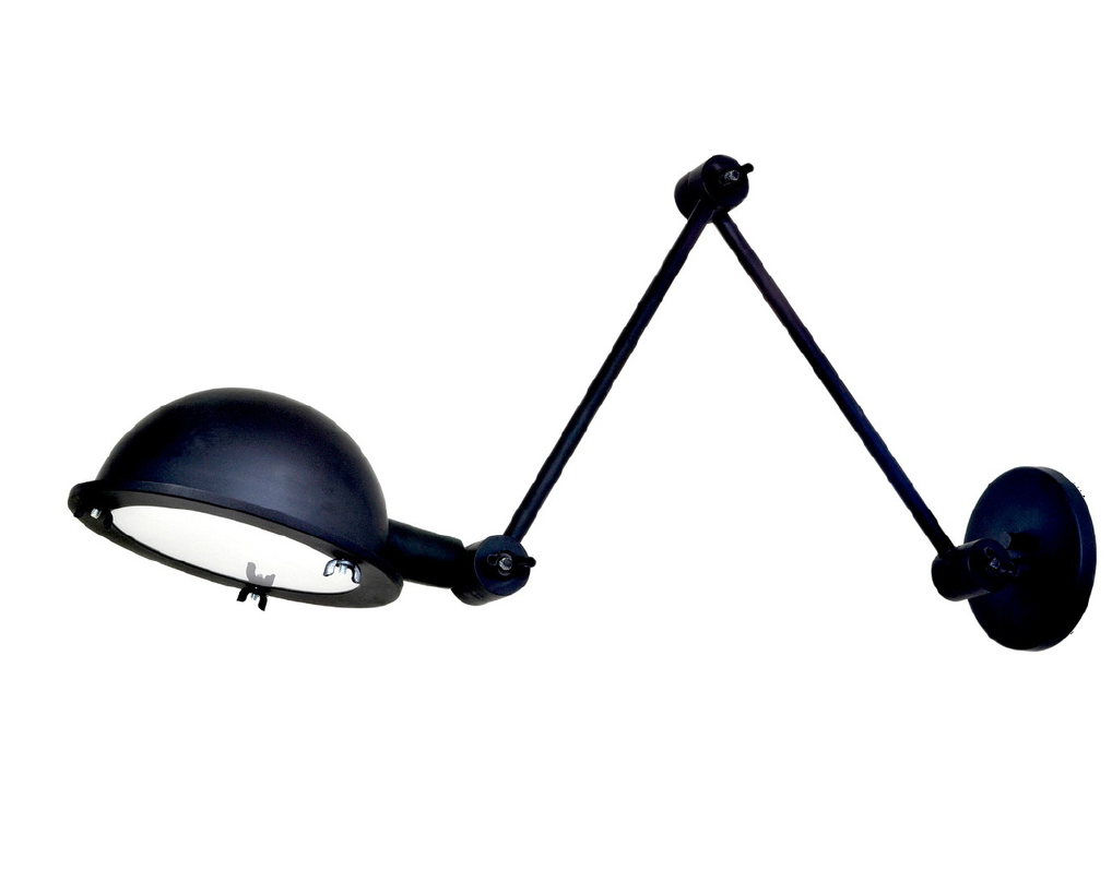 Arandela Alliance Dante |Articulada Alumínio e Acrílico 1L E27 900x300mm Bivolt 4023/1