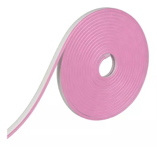 Neon Flex IP67 Alpertone Rosa 7,4w/mt 12V 120 leds/mt 6x12mm (Rolo 25 metros) 014810-25