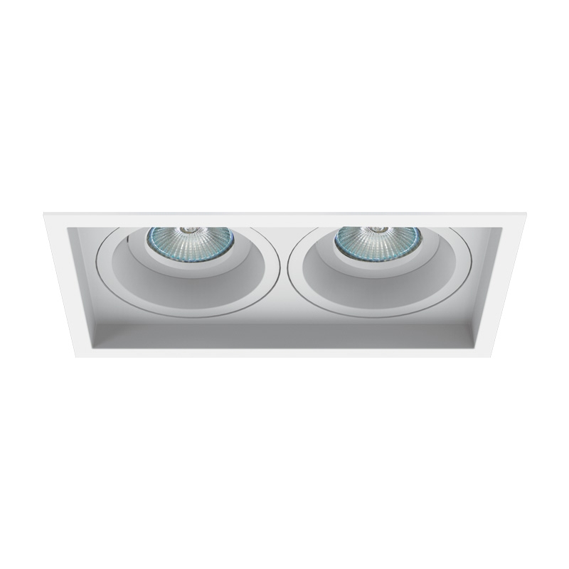 Embutido Interlight Micro Borda Recuado 2L Mini Dicroica MR11 85x150x39mm IL 47012-GZ