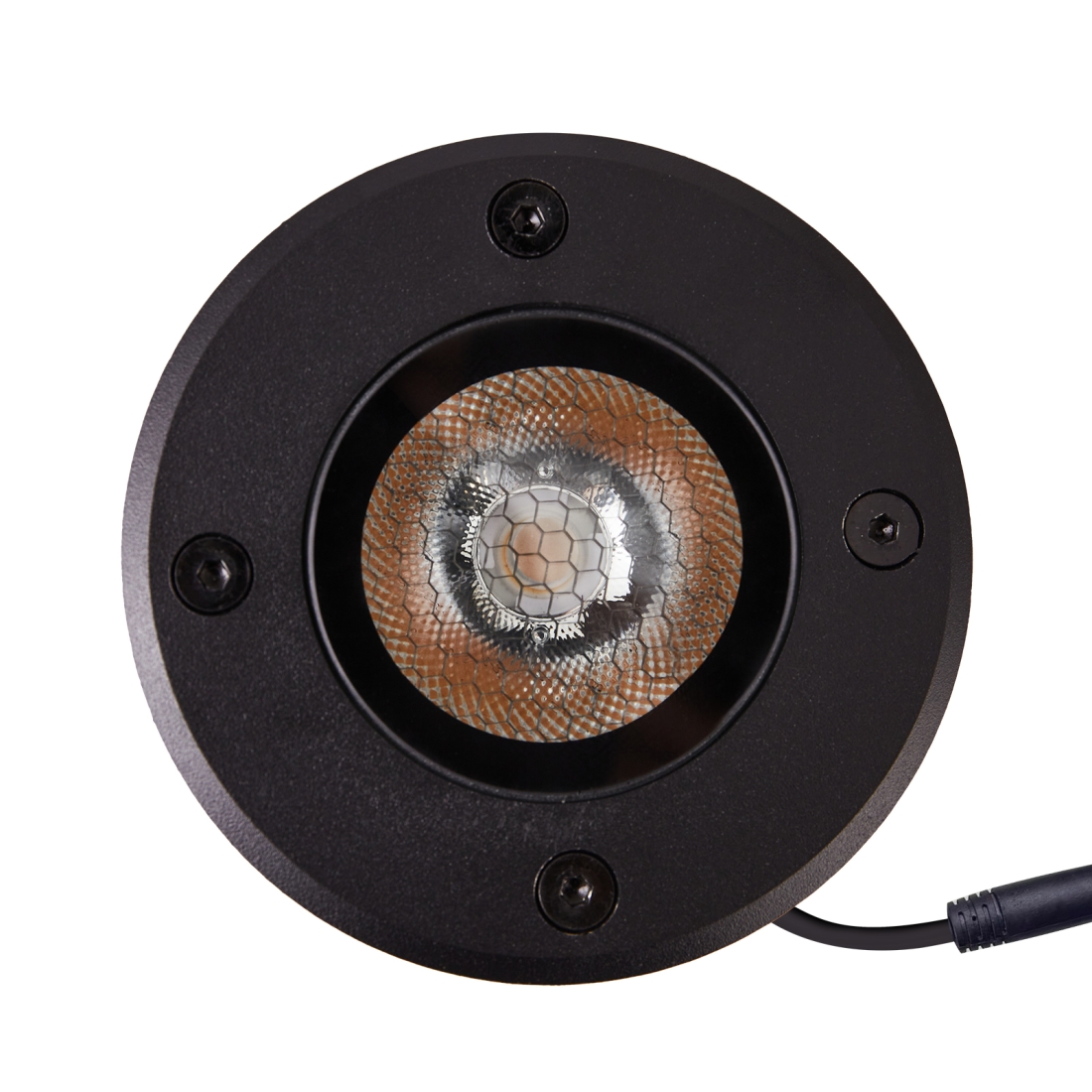 Embutido de Solo Nordecor Venna 10 watts 2700K 24V IRC97 12° IP67 Preto Ø100x80mm 6619