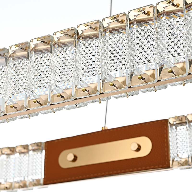 Pendente Nordecor Gulty 40 watts 3000K Ouro Brilho 300x960mm 2900