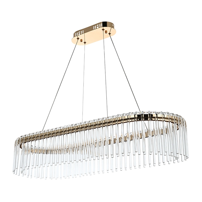 Pendente Nordecor Gouli 36 watts 2700K Ouro Brilho 900x170mm 2893