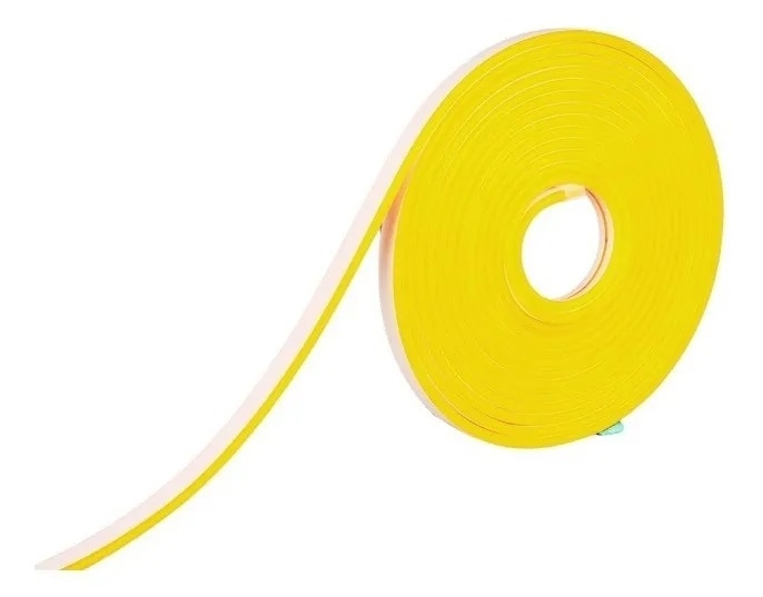 Neon Flex IP67 Alpertone Amarelo 7,4w/mt 12V 120 leds/mt 6x12mm (Rolo 25 metros) 01488-25