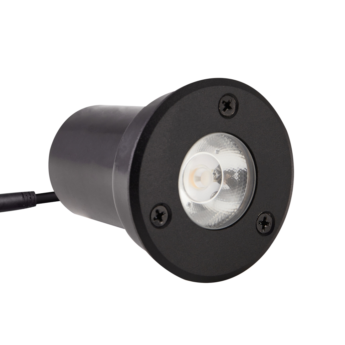 Embutido de Solo Nordecor Venna 5 watts 2700K 24V IRC97 12° IP67 Preto Ø65x58mm 6618