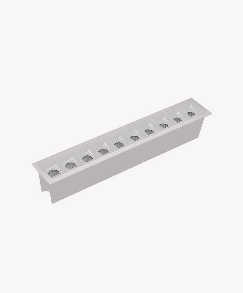 Spot Embutir Opus LED Soul 20 watts 4000K IRC90 30° IP20 280x45x50mm Branco OPS 87838