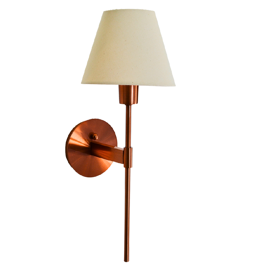 Arandela Alliance Quadd Alumínio e Tecido 1L E27 210x550mm Bivolt 4084/1