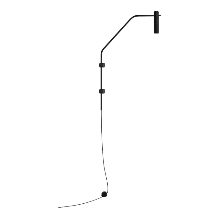 Arandela TKS Vicky Mini 90G Articulada Metal 1L GU10 Com Plug 465x38x800mm 4094