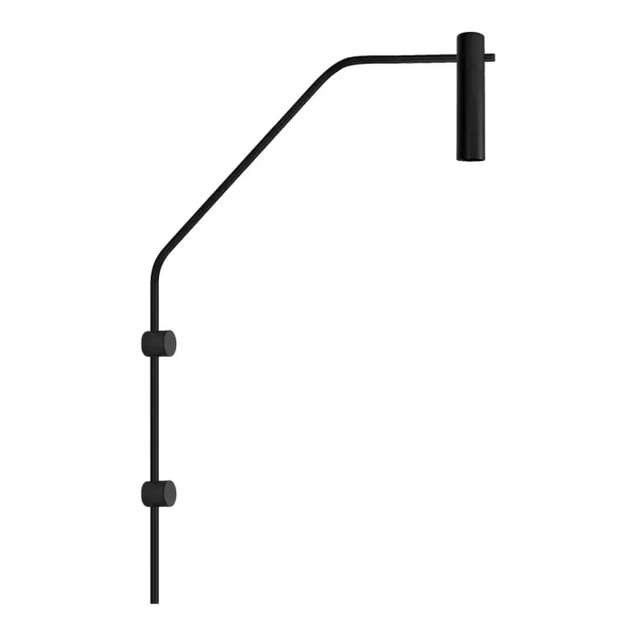 Arandela TKS Vicky Mini 90G Articulada Metal 1L GU10 465x38x800mm 4093