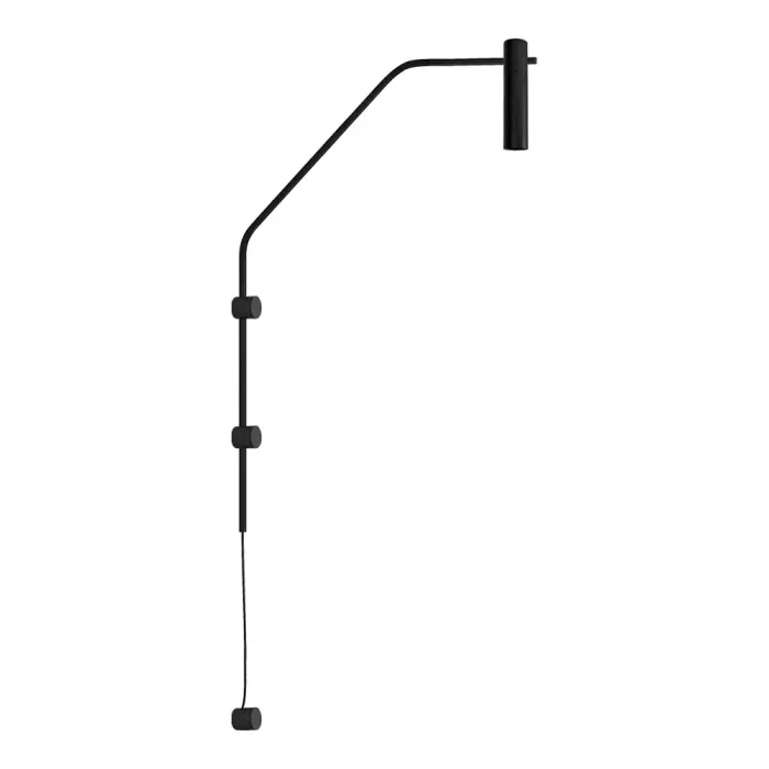 Arandela TKS Vicky Mini 90G Articulada Metal 1L GU10 Com Canopla 465x38x800mm 4092