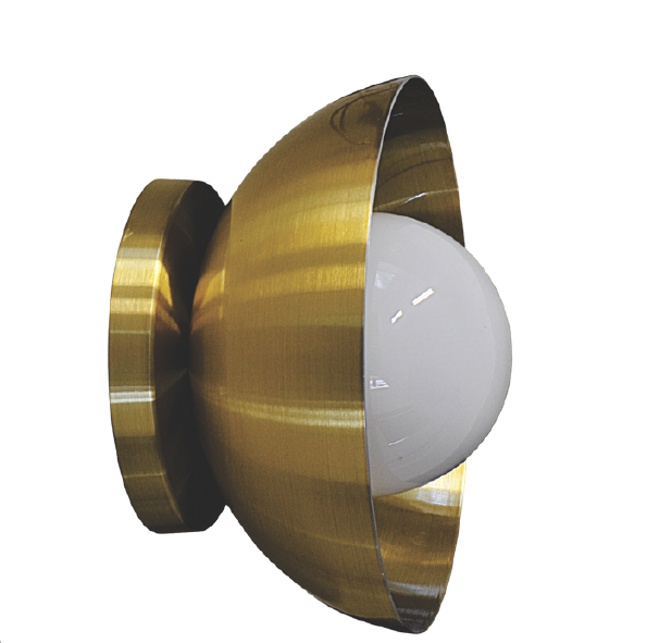 Arandela Alliance Radiant Alumínio e Vidro 1L G9 200x120mm Bivolt 4009/1