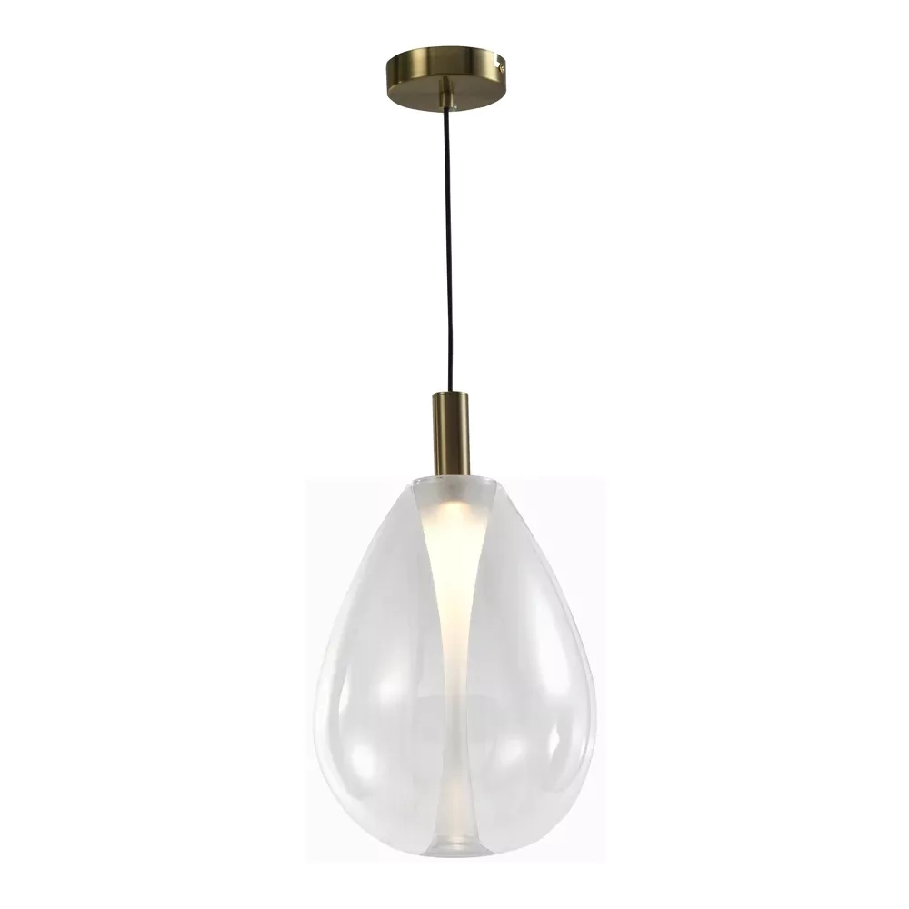 Pendente Skylight Thunder Bronze e Vidro Transparente 4 watts 3000K Bivolt Ø300x400mm SKY-4042TG