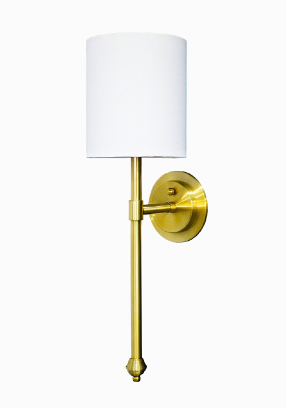 Arandela Alliance Zev Alumínio e Tecido 1L E27 200x650mm Bivolt 4043/1