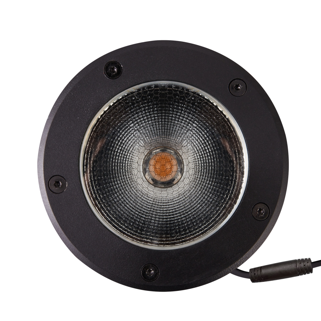 Embutido de Solo Nordecor Venna 20 watts 2700K 24V IRC97 24° IP67 Preto Ø130x90mm 6625