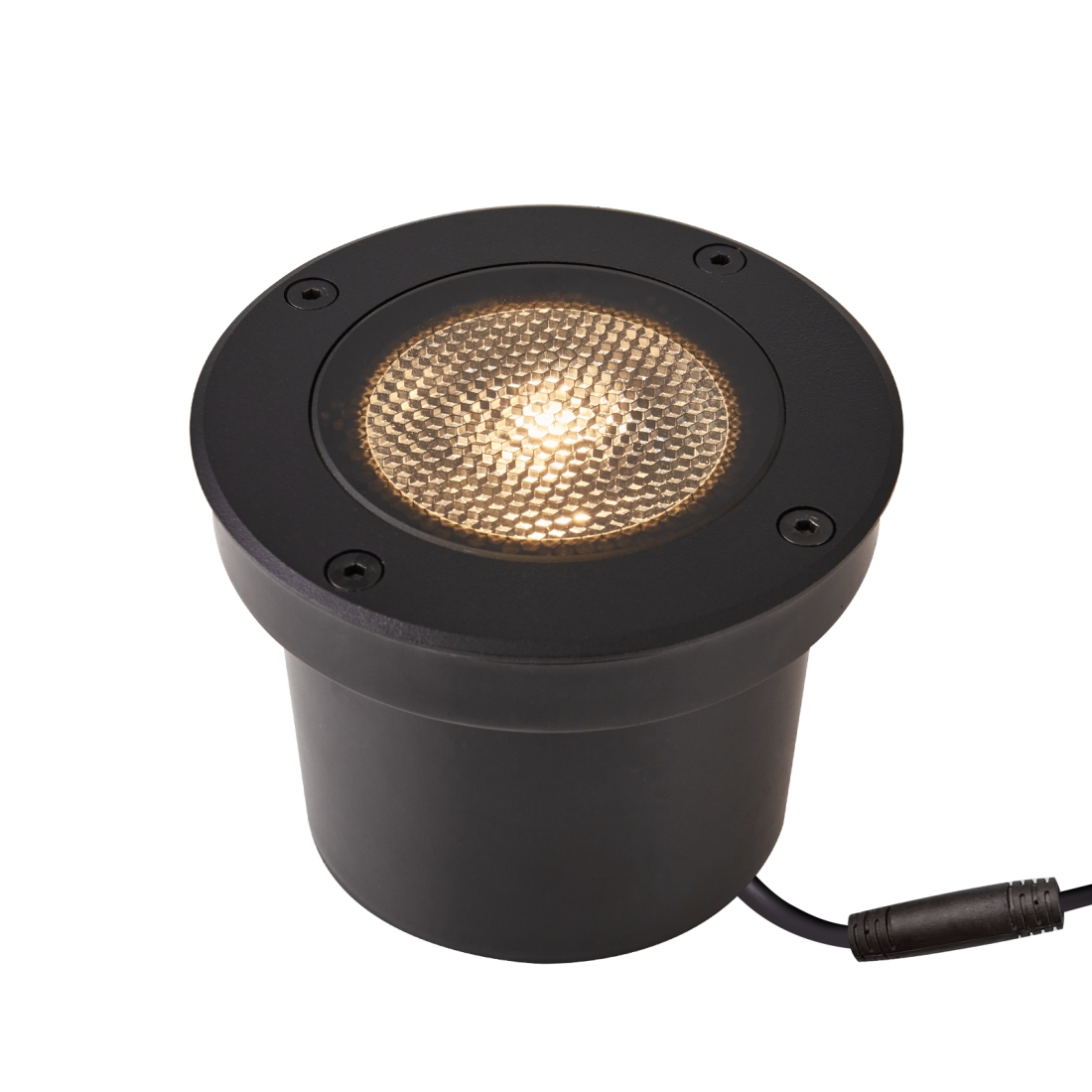 Embutido de Solo Nordecor Venna 15 watts 2700K 24V IRC97 12° IP67 Preto Ø120x90mm 6620