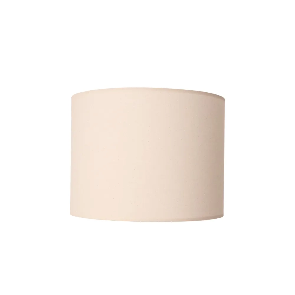 Cúpula para Abajur Bella Basic Cilíndrica Ø400x300mm Tecido Cru EX2011CR