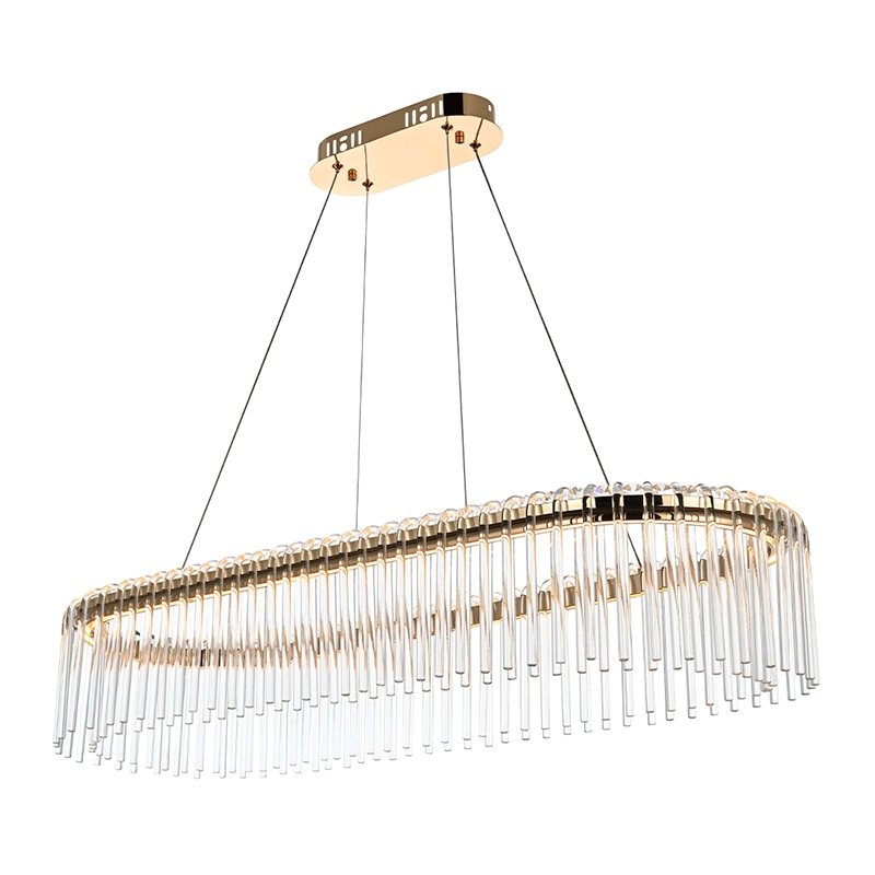 Pendente Nordecor Gouli 36 watts 2700K Ouro Brilho 900x170mm 2893
