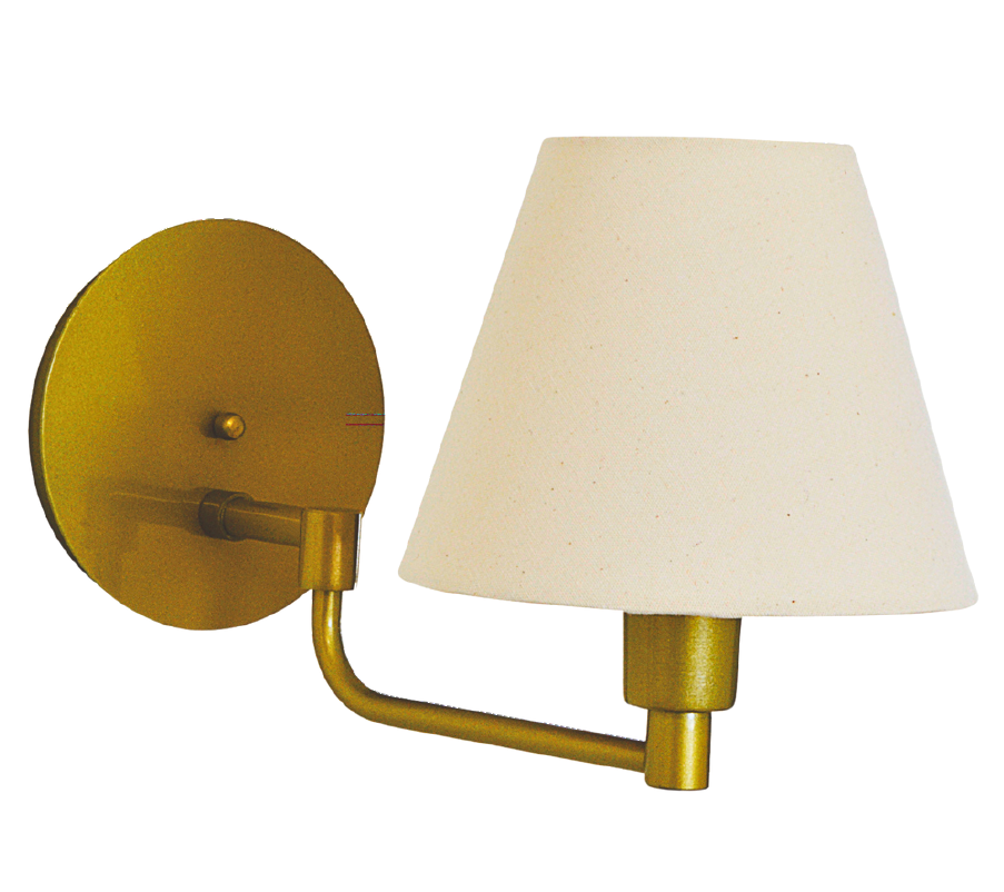 Arandela Alliance Kaius Alumínio e Tecido 1L E27 200x210mm Bivolt 4040/1
