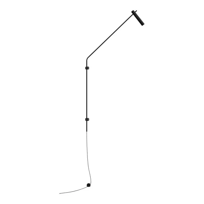 Arandela TKS Vicky 60G Articulada Metal 1L GU10 670x38x1570mm Com Plug 4091