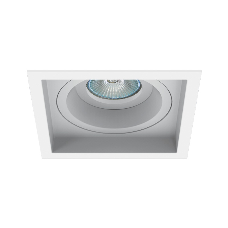 Embutido Interlight Micro Borda Recuado 1L Mini Dicroica MR11 85x85x39mm IL 47011-GZ