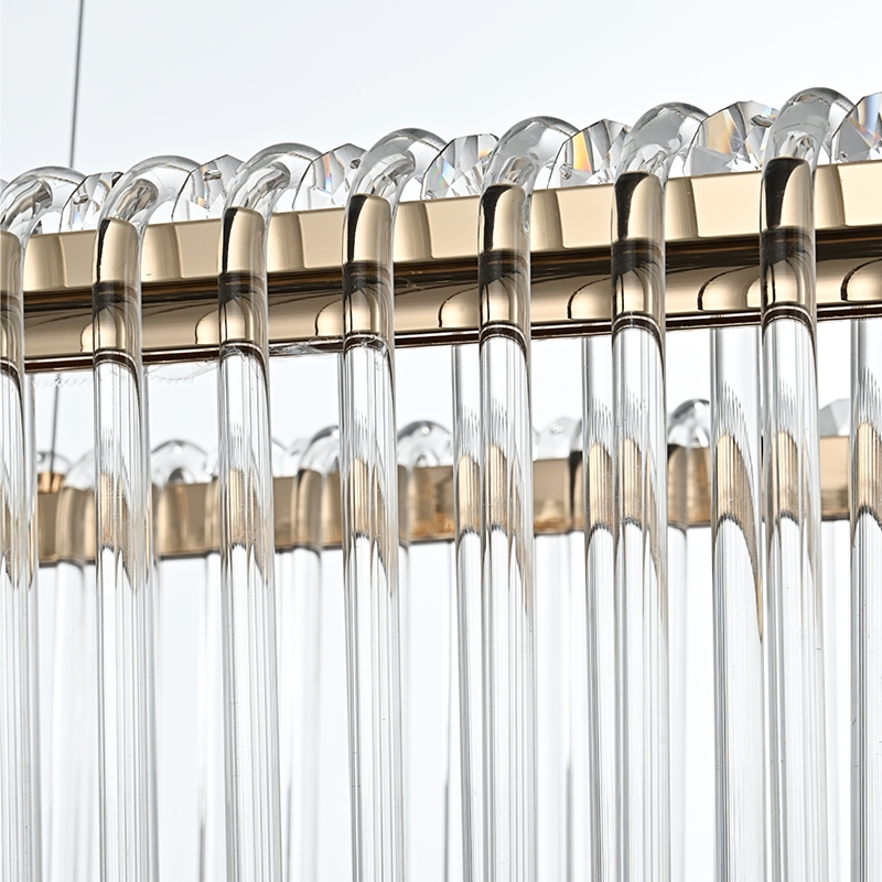 Pendente Nordecor Gouli 36 watts 2700K Ouro Brilho 900x170mm 2893