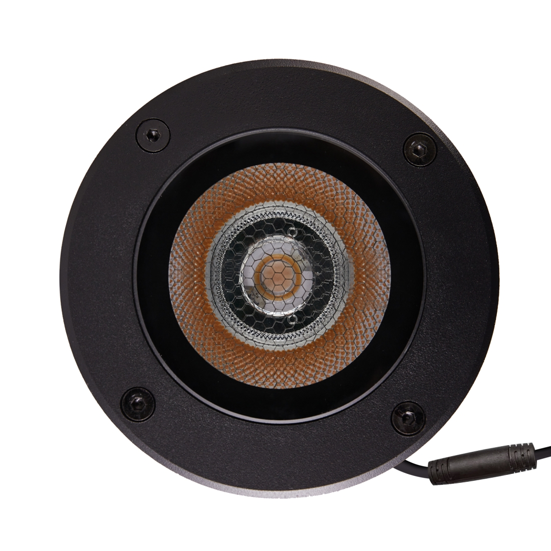 Embutido de Solo Nordecor Venna 20 watts 2700K 24V IRC97 12° IP67 Preto Ø130x95mm 6621