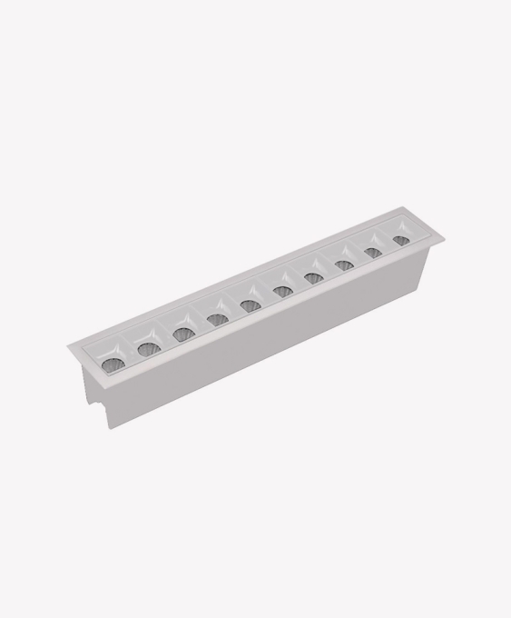 Spot Embutir Opus LED Soul 20 watts 2700K IRC90 30° IP20 280x45x50mm Branco OPS 87821