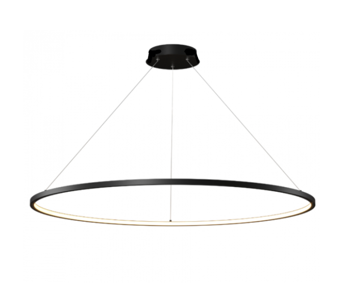 Pendente Alliance Argol Arco Alumínio e Silicone Ø800mm 56 watts Bivolt 3003/1-80