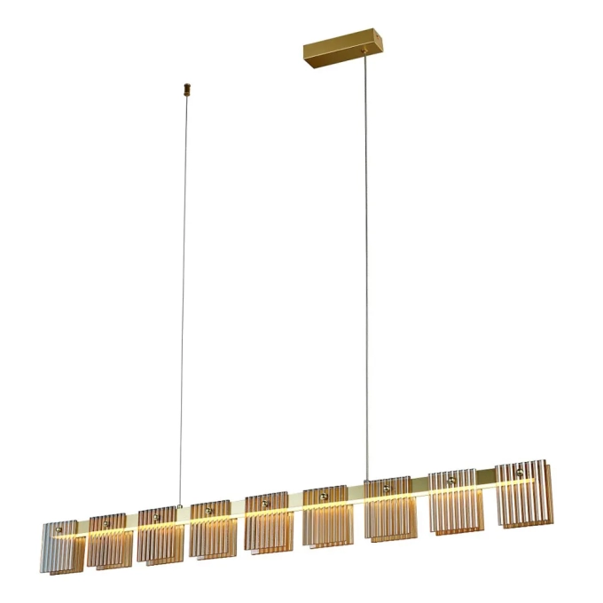 Pendente Bella Array Dourado e Âmbar 24 watts 3000K 70x122x120mm ARR1PD01DR122