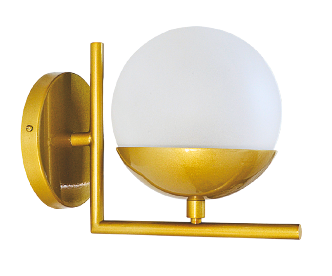 Arandela Alliance Luminous Alumínio e Vidro 180x240mm 1L E27 Bivolt 4015/1