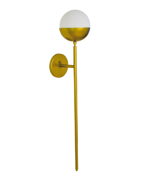 Arandela Alliance Radia Alumínio e Vidro 1L E27 180x700mm Bivolt 4050/1