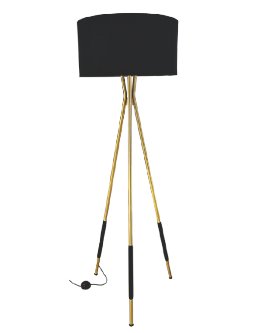 Coluna Alliance Tripp Alumínio e Tecido 1L E27 Ø500x1600mm Bivolt 5011/1