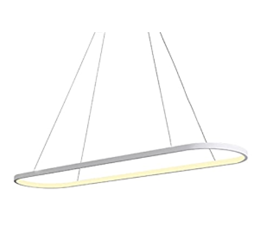 Pendente Alliance Stage Arco Retangular Alumínio e Silicone 78 watts 1000mm Bivolt 3009/1