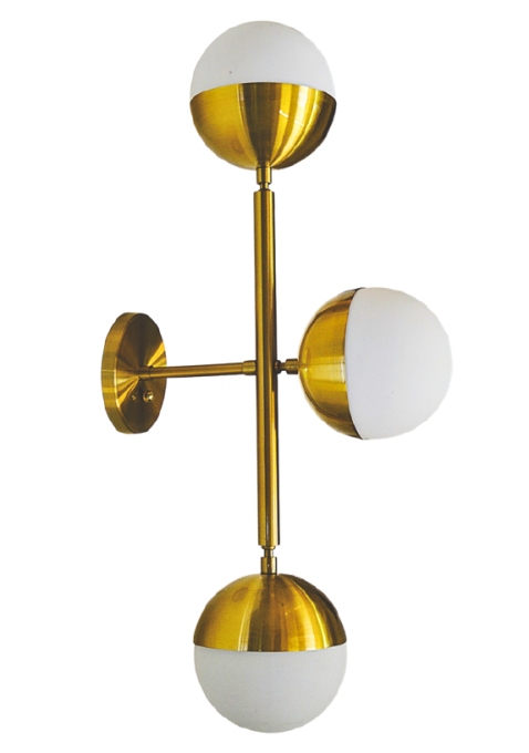 Arandela Alliance Treen Alumínio e Vidro 3L E27 700x350mm Bivolt 4079/3