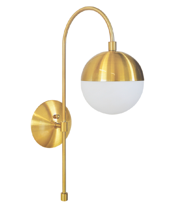 Arandela Alliance Nexus Alumínio e Vidro 1L E27 250x520mm Bivolt 4047/1