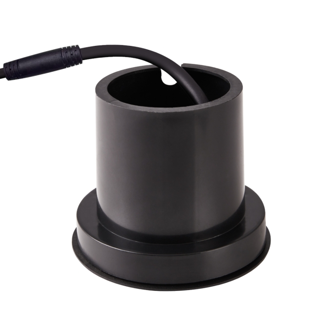 Embutido de Solo Nordecor Venna 10 watts 2700K 24V IRC97 12° IP67 Preto Ø100x80mm 6619