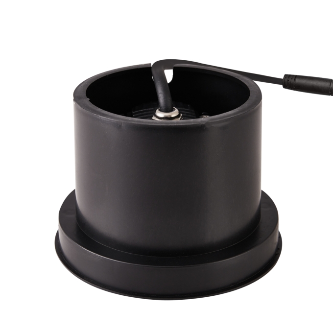 Embutido de Solo Nordecor Venna 20 watts 2700K 24V IRC97 24° IP67 Preto Ø130x90mm 6625