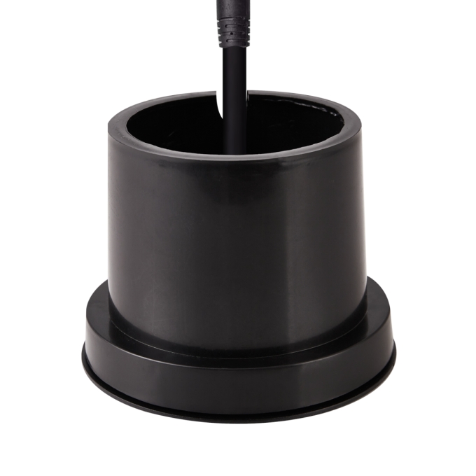 Embutido de Solo Nordecor Venna 20 watts 2700K 24V IRC97 12° IP67 Preto Ø130x95mm 6621