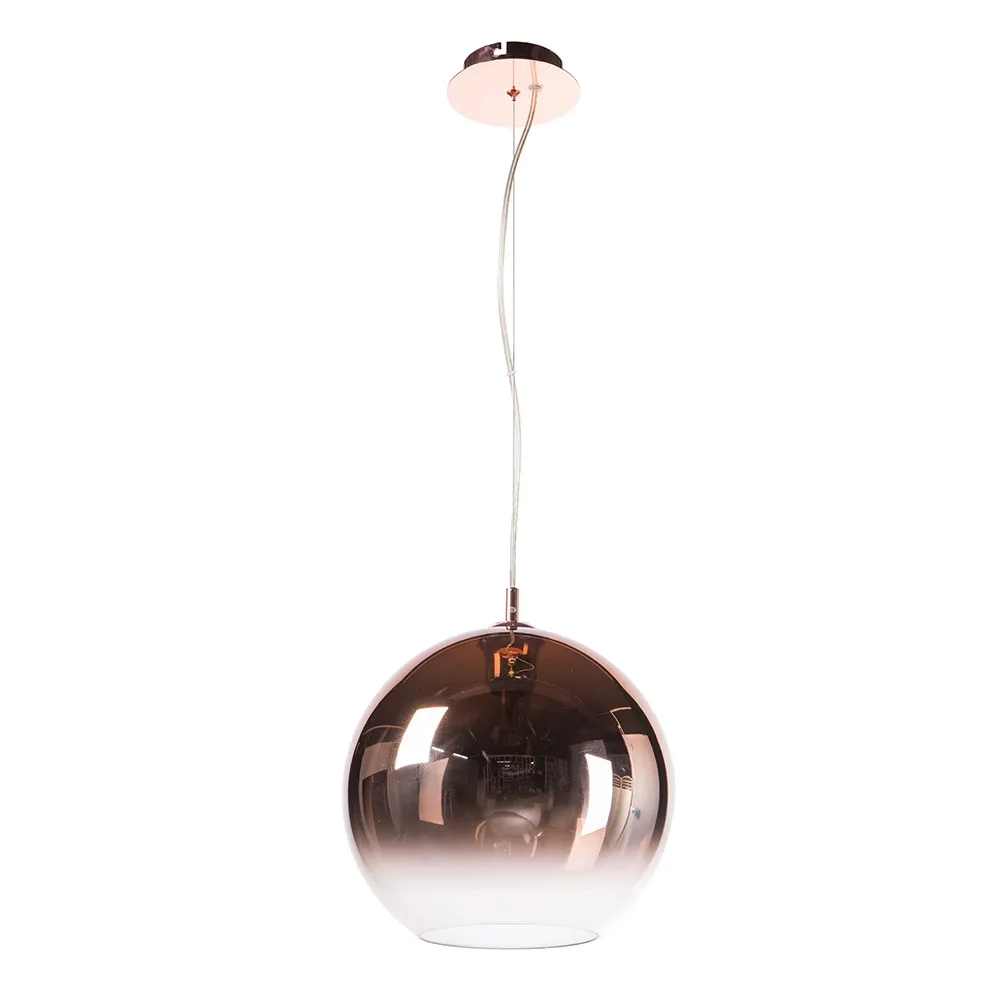 Pendente Bella Bocci Metal e Vidro Cobre 1L E27 Ø300x310mm OD038EM