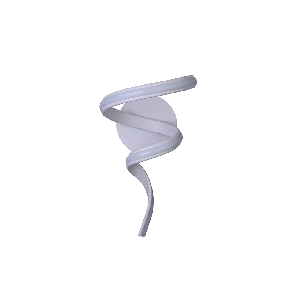 Arandela Bella Fluire Metal Branco 12 Watts 3000K 200x300x400mm RE007W