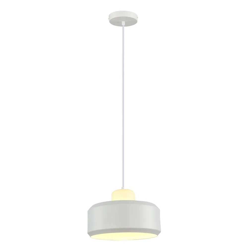 Pendente Bella Sut Vidro e Alumínio Branco 1L E27 Ø350x250mm SUT1PD01BR035
