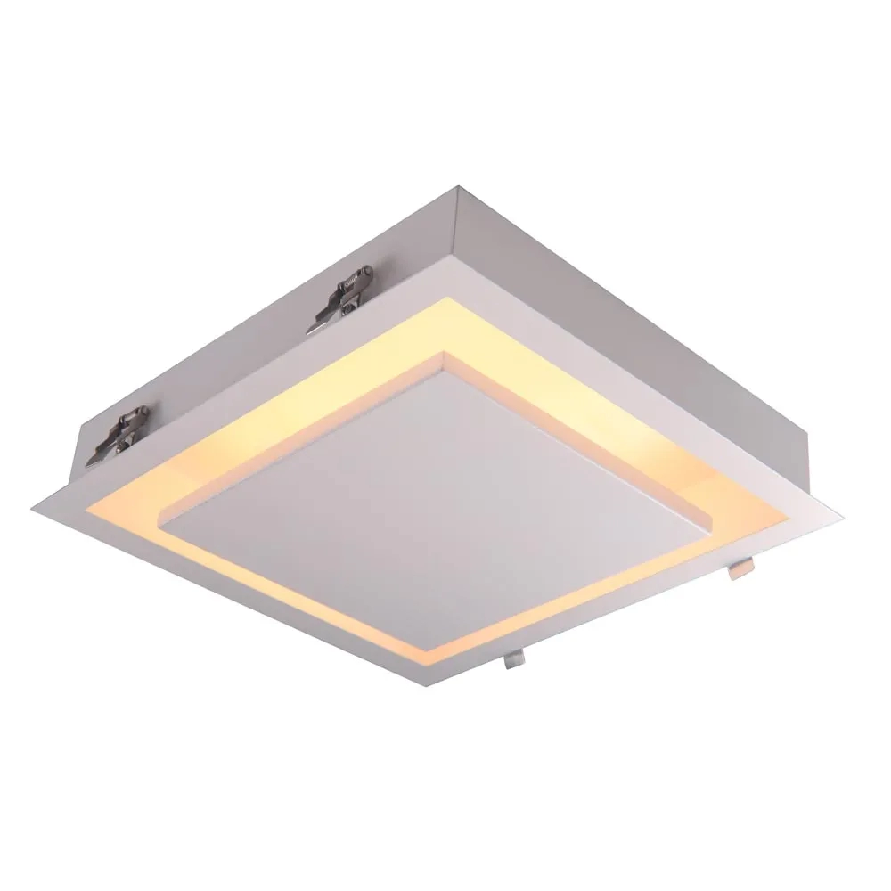 Plafon Rebatedor Embutido Bella Ghost Branco 16,8 watts 3000K 490x490x70mm GD022LW