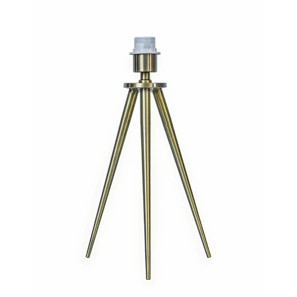 Base para Abajur Bella Allegro Metal e Bronze 1L E27 Ø260x420mm GL013G (Sem Cúpula)
