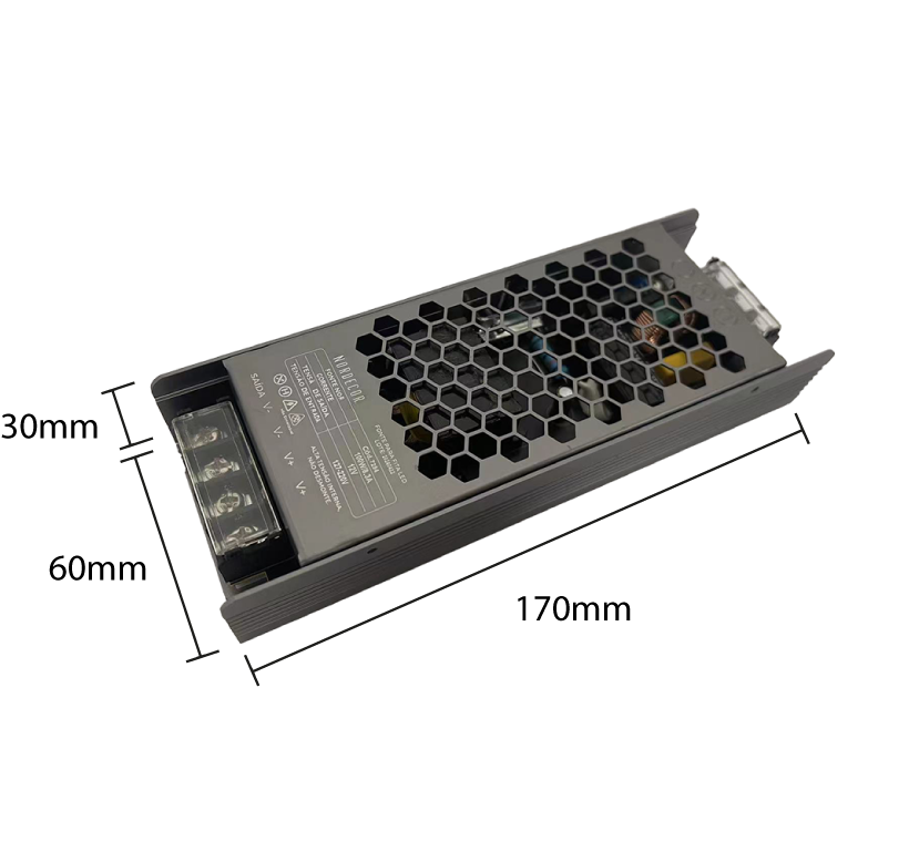 Fonte 12V Nordecor Nord 8,3A 100 watts Bivolt IP20 170x60x30mm 7287