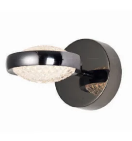 Arandela Bella Beep Preto 8 watts 3000K 200x120x60mm KW009CN
