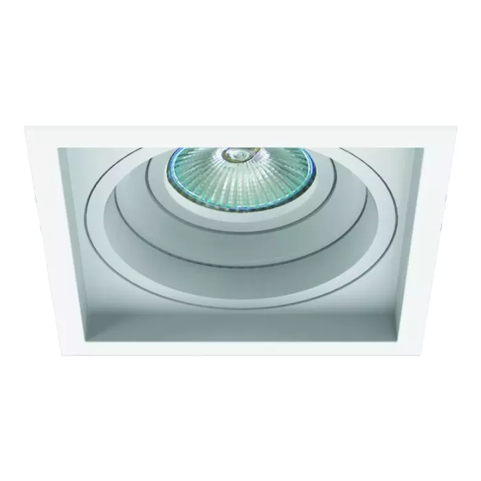Embutido Interlight Micro Borda Recuado 1L Dicroica MR16  115x115x46mm IL 4716